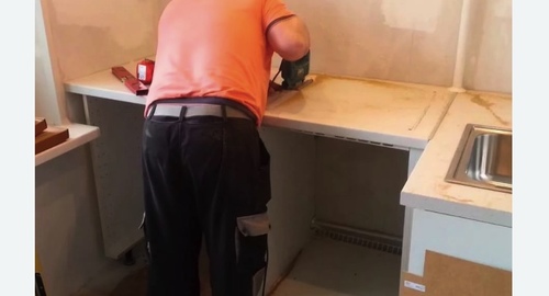 Сборка кухонного гарнитура. Электросталь